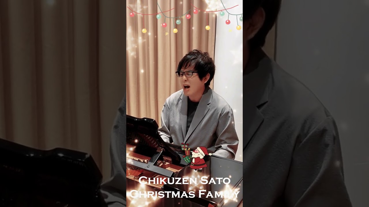 佐藤竹善 新曲「Christmas Family」弾き語り(サビ)♪　#shorts #piano #christmas #クリスマス #christmassongs