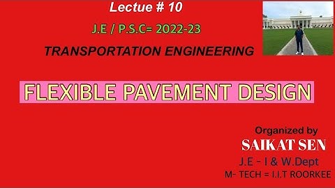 WBPSC-JE 2022-23|| TRANSPORTATION ENGG  ||FLEXIABLE PAVEMENT || WB.J.E PSC -2022