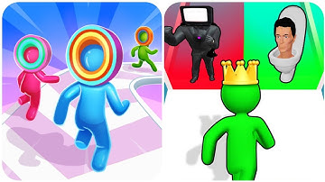 Layer Man 3D VS Giant Rush 3D  Top New Update Max Walkthrough Android iOS Gameplay BB34