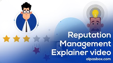 Video reputation management by Alpasbox (Animated Demo video for Reputation Management)