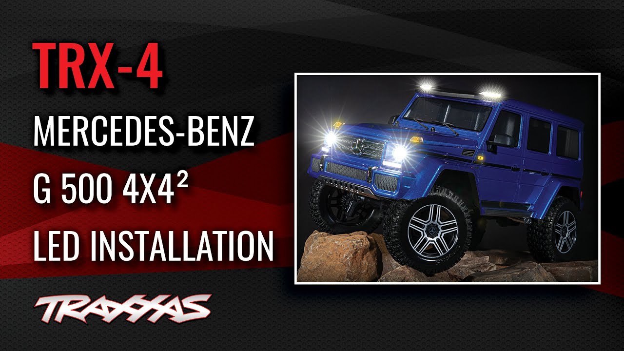 LED Light Kit Installation | TRX-4 Mercedes-Benz G 500 4x4²
