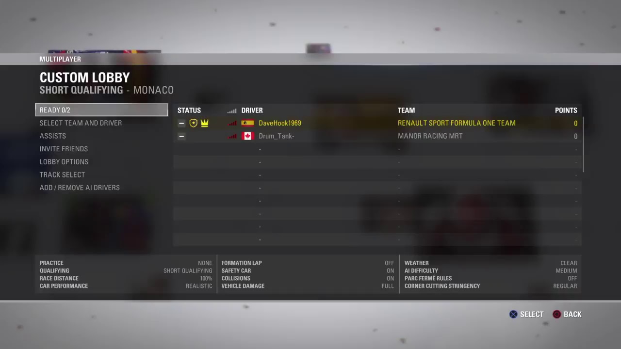 F1 2016 With F1 2017 Beta Tester :)  Celebrity Dave 