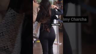 Dhanashree Spotted At Mumbai Airport . . .