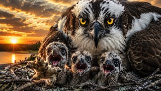 Baby Ospreys Learn to Hunt 🦅 | Osprey Lifecycle Timelapse Documentary