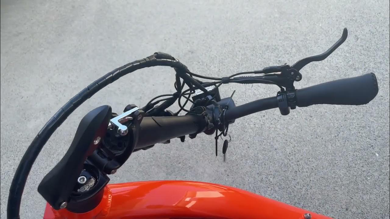 How to fold the handlebars YouTube