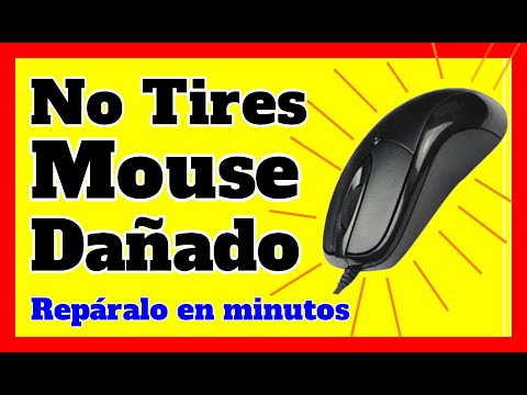 Video: Cómo Arreglar Un Mouse óptico