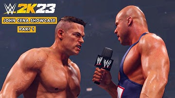 WWE 2K23 John Cena Showcase Walkthrough Part 1 (Legend Difficulty with Hardest A.I Sliders)