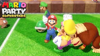 Mario Party Superstars Minigames  Luigi vs Donkey Kong vs Mario vs Wario (Master Difficulty)