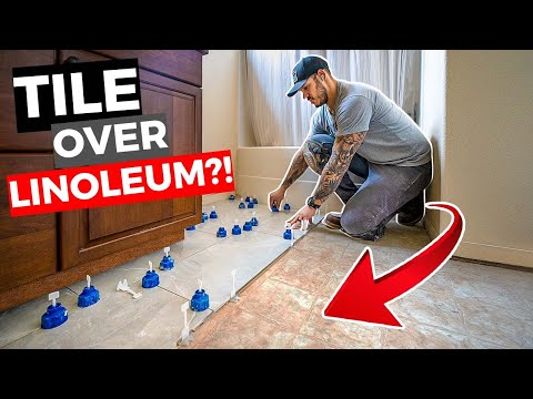 Video: Hoe linoleum en tegels te verbinden?