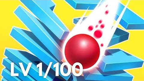 Stack Ball - Crash Platforms Level 1- 100