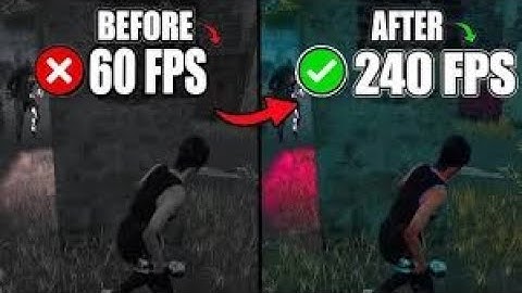 How to run DBD up to 240 FPS instead of 120 (tutorial)