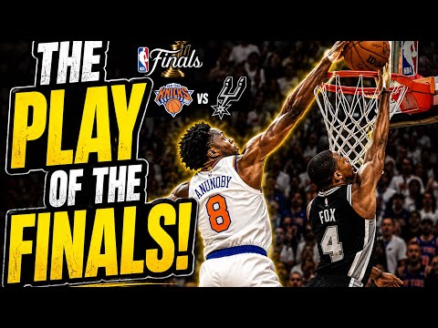 When De’Aaron Fox’s Layup Was Blocked By OG… It Changed EVERYTHING! 😱 | Knicks vs Spurs Finals