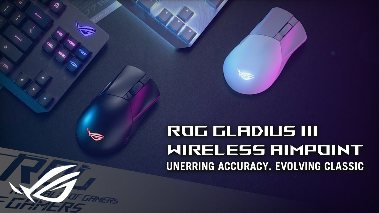 ROG Gladius III Wireless AimPoint, Souris & tapis de souris