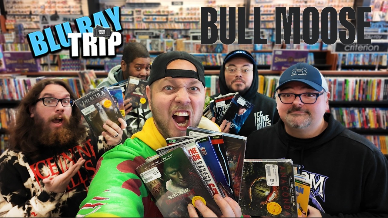 Movie Hunting at BULLMOOSE with the STEELBOOK CREW!!!!!