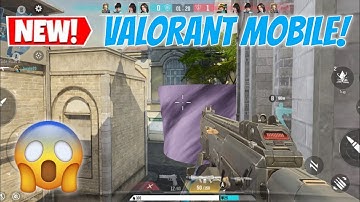 *NEW* VALORANT MOBILE FIRST Look Gameplay - VALORANT MOBILE NEW Gameplay
