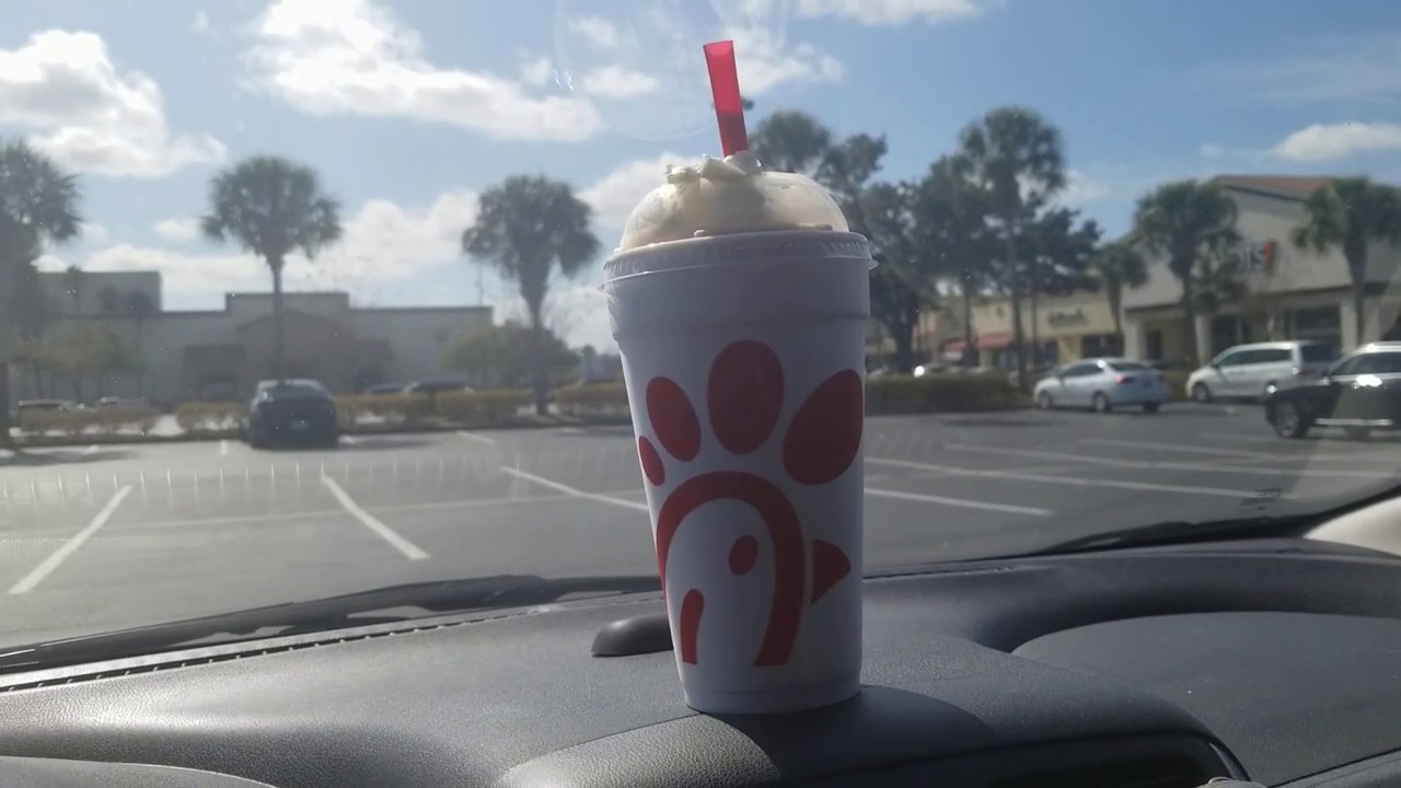 Chick Fil A Strawberry Milkshake Review YouTube