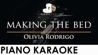 Olivia Rodrigo - making the bed - Piano Karaoke Instrumental Cover with Lyrics