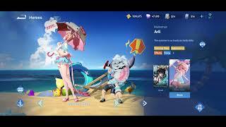 Gacha skin Arli flawless Smoke of Partings | Honor of Kings
