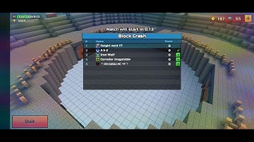 Pixel Gun 3D Block  crash playing with a fan