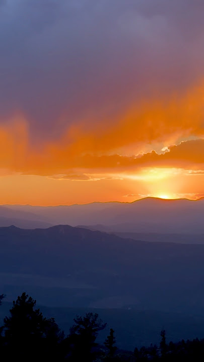 Epic Sunset at Devil’s Head Trail 🌄 | Must-See Colorado Hike! #hiking #sunrise #mountains #sunset