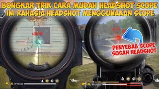 BONGKAR TRIK HEADSHOT MENGGUNAKAN SCOPE FREE FIRE | Ini Cara Agar Mudah Headshot Menggunakan Scope screenshot 5