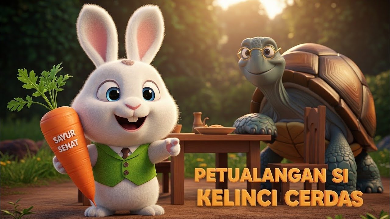 Petualangan Si Kelinci Cerdas: Pilih Sayuran Sehat (Interaktif PAUD)