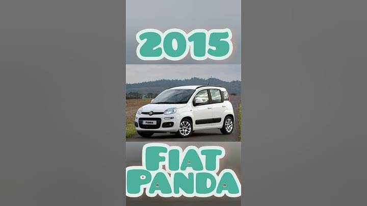 evolution of fiat panda (1980~2024) #shorts #evolution #viralshorts #fiatpanda