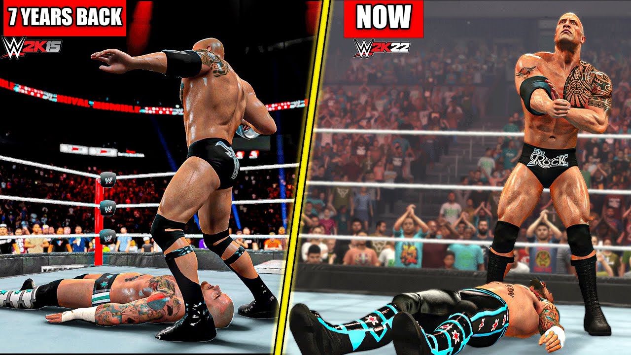 WWE2K22 vs WWE 2K MODS Graphics comparison : r/WWEGames