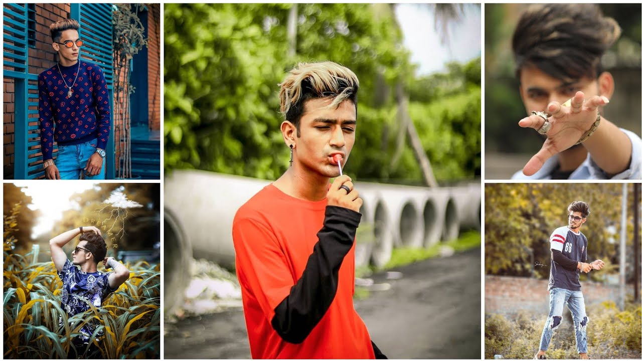 Outdoor Photo Shoot Poses for Boys - College Students' Photography -  Roaring Creations Clicks