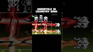 Undertale Fight Recreated in Geometry Dash 2.2 (unnerfed sans) #shorts