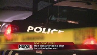 Man shot, killed by Norwich officers