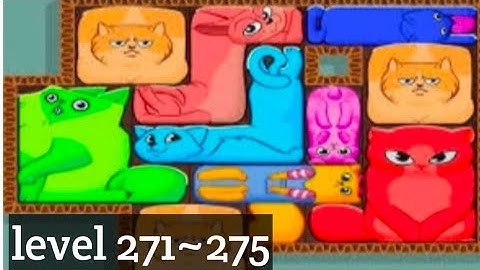 Puzzle Cats - level 271~275  Solve 
