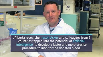 AI could lead to faster, better analysis of donated blood