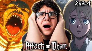 YMIR IS A TITAN?? 💀| Attack On Titan 2x3-4 FIRST Reaction!