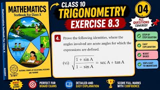 Class 10 Trigonometry Exercise 8.3 Q4 (vi) | NCERT Maths Full Explanation 🔥