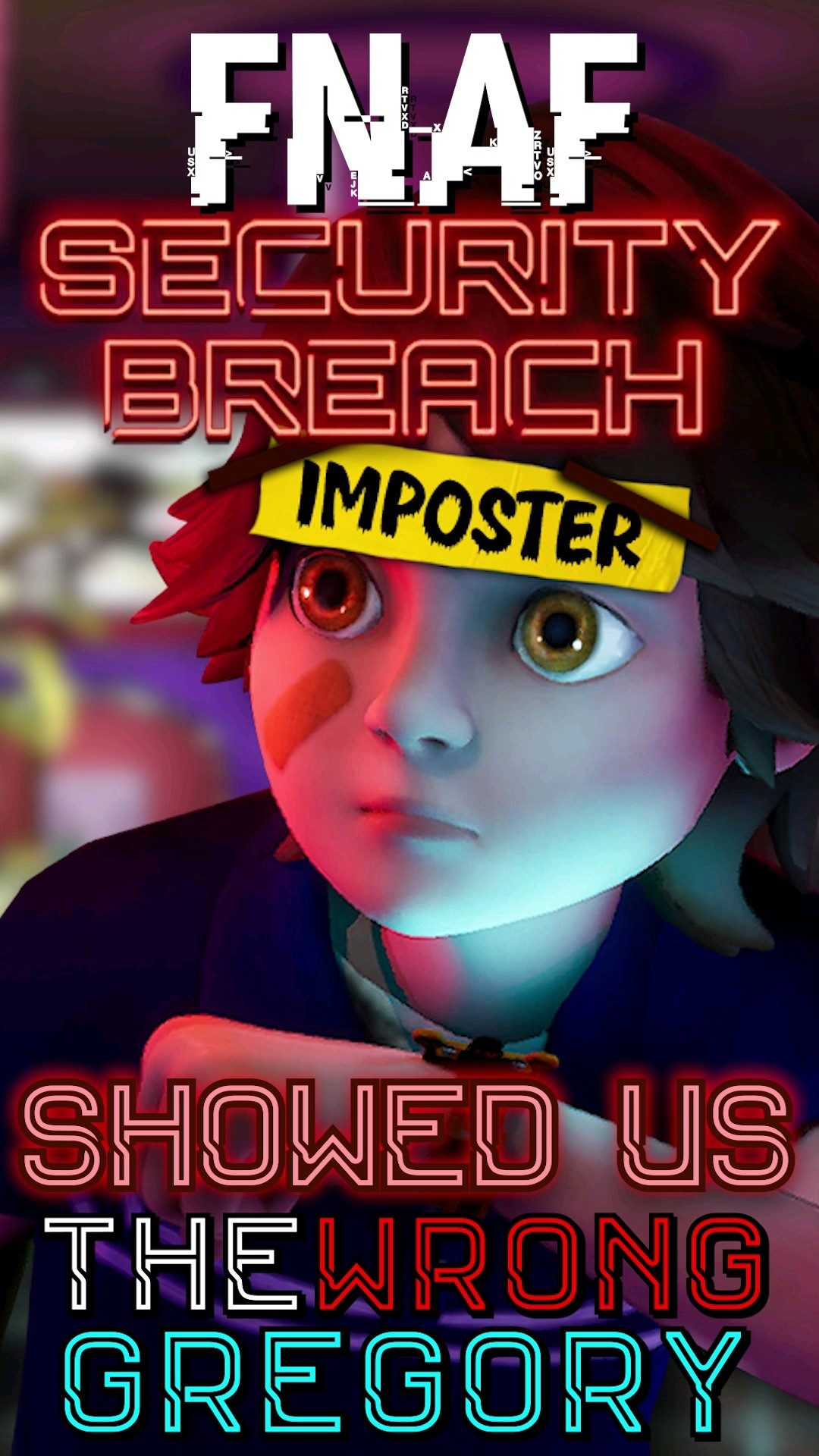 Gregory from FNAF is EVIL ? (Five Nights at Freddy’s: Security Breach) #shorts