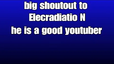 Big shoutout