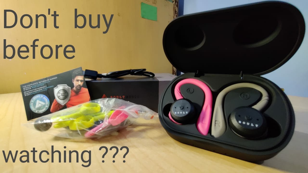 Boult Audio AirBass Tru5ive Pro \\ unboxing of best earbuds