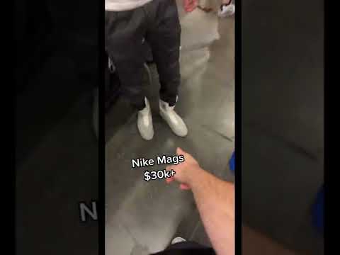 I Paid 3200 For These 30K Nike Mags Off His Feet!