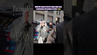 LOOK!! BTS members reached at NYC but all are tired 🧐🤔🥴#bts #jungkook