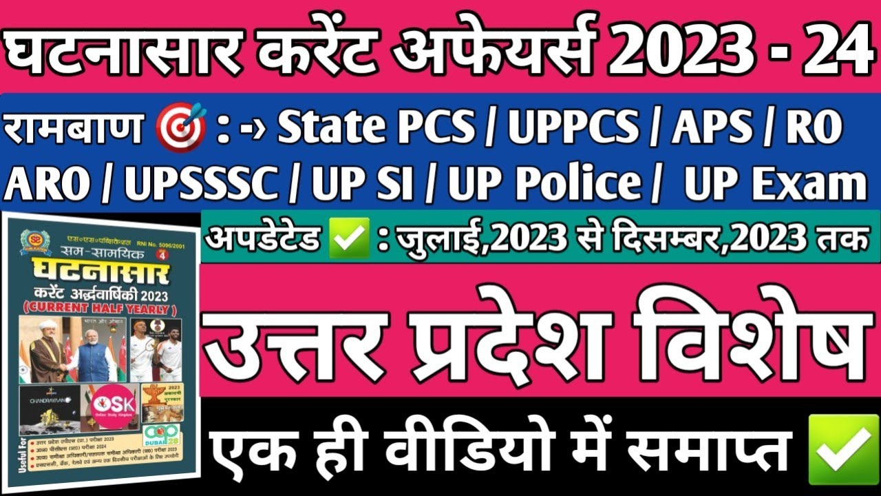 Ghatnasar Current Affairs 2024| Ghatnasar Current Affairs 2023 ...
