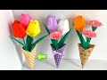 折り紙の花包み Origami Flower packet