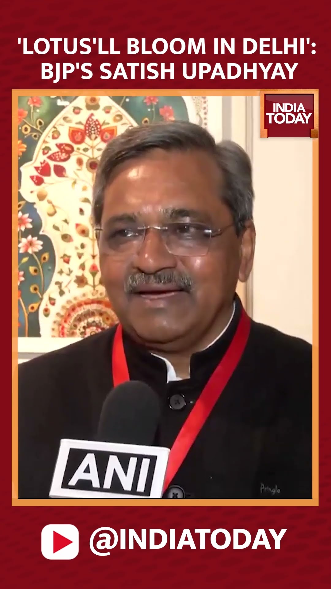 Delhi Elections 2025: BJP’s Satish Upadhyay Confident of ‘Lotus’ Blooming in Delhi | India Today