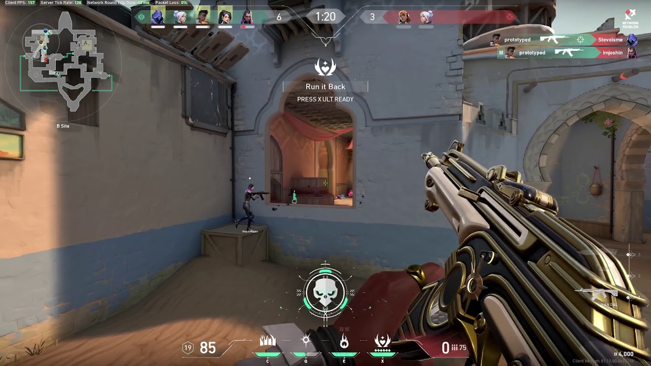 [Valorant] Ace Bind Hookah Defense YouTube