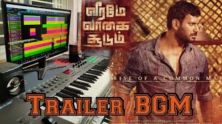 Veeramae Vaagai Soodum Trailer BGM Cover | Vishal | Yuvan Shankar Raja |