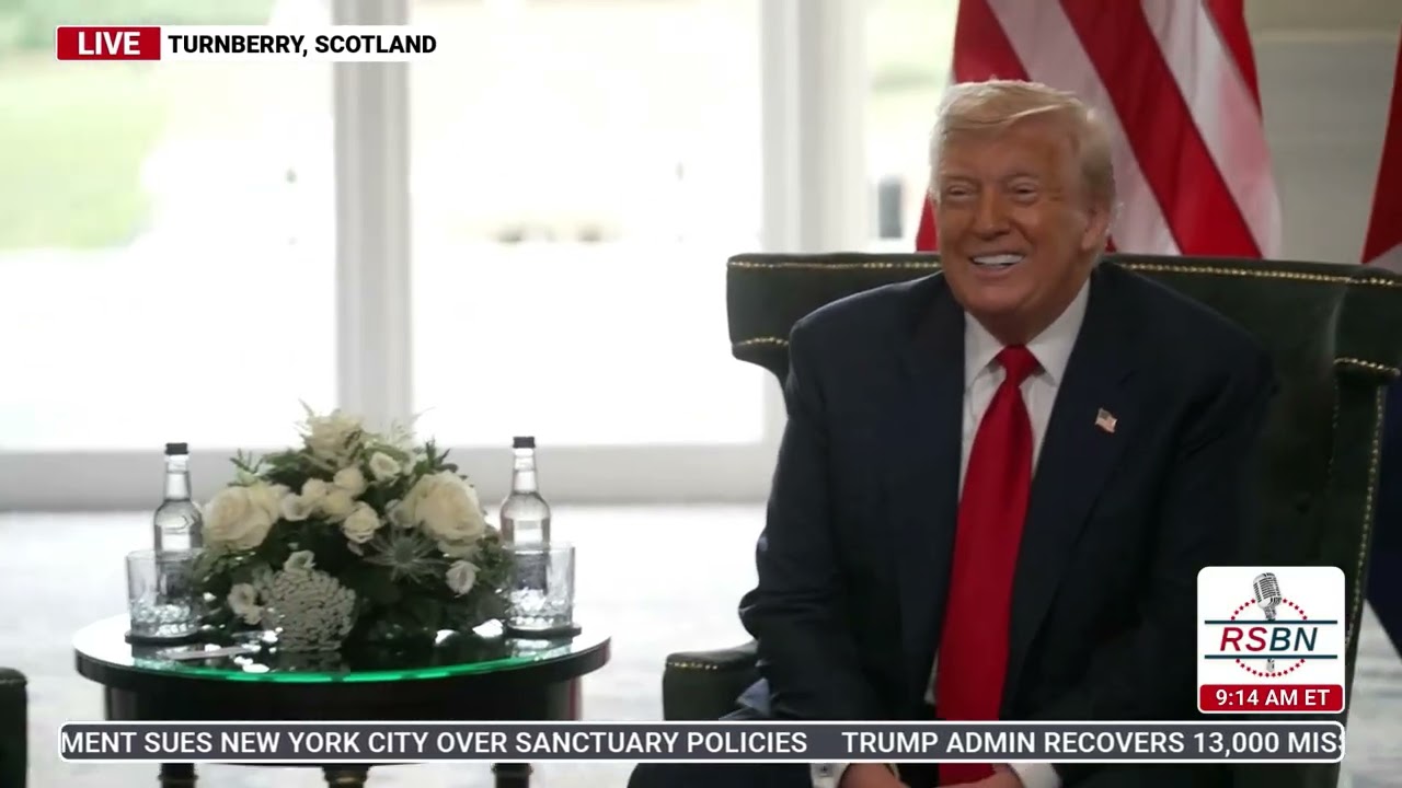 WATCH: President Trump Holds a Bilateral Meeting with UK Prime Minister Keir Starmer - 7/28/25