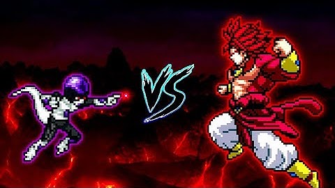 Black Frieza WXD V3 OP VS Limit Break Broly SSJ4 V6 OP in Mugen