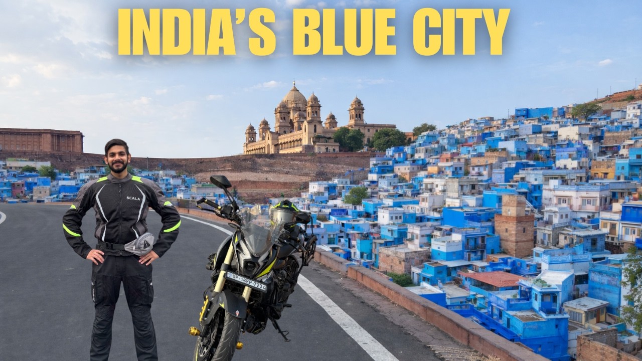 Blue City Through My Helmet Cam | Unreal Experience | Pulsar NS400 Z