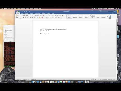 Inserting equation numbers in Word 2016