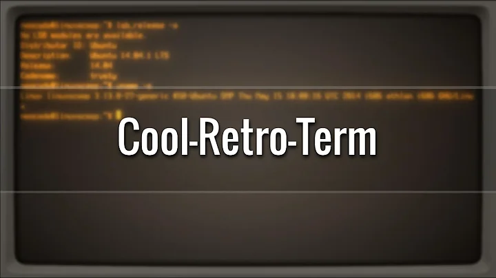 Install cool-retro-term in Ubuntu 14.04 LTS